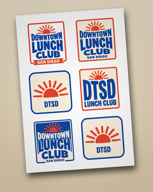 Sticker sheet mockup